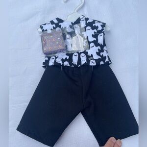 NWT preemie outfit / doll outfit Halloween print